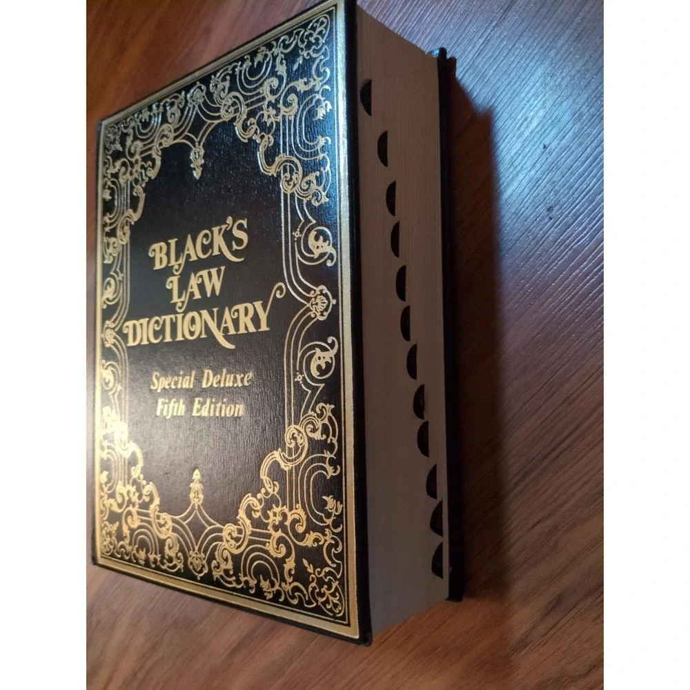 Black's Law Dictionary Special Deluxe Fifth Edition Legal Book Padded 1979/1981